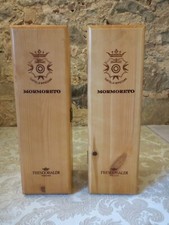 vino Frescobaldi Mormoreto 2 Cassette in legno 1 bottiglia .