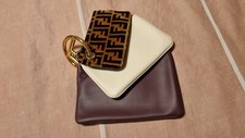Pochette donna Fendi Triplette in Pelle Multicolor - Clutch BAG Luxury