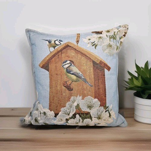 Cuscino lancio shabby - cuscino, blu
