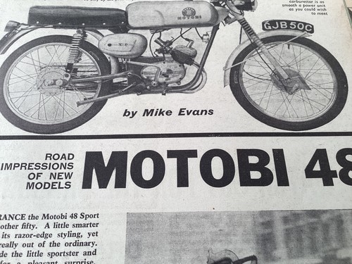 Motobi 48cc sports - 48cc, 1966