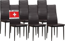 2701 Milano Set Di 6 Sedie Da Pranzo, Marrone