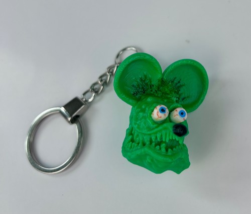 Rat fink key tag - 3d,