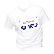 Maglia T-shirt Uomo & Bambino - MR Wolf Targa - humor divertente