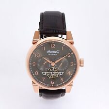 Ingersoll The Swing 1892 Orologio Automatico Grigio Sunray Quadrante Brown Pelle