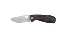 Coltello tasca Cm 19,5 Ausonia con lama inox da 9 Cm e manico pakka