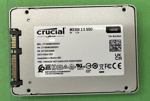 Ssd crucial mx500 - crucial, 2.5”