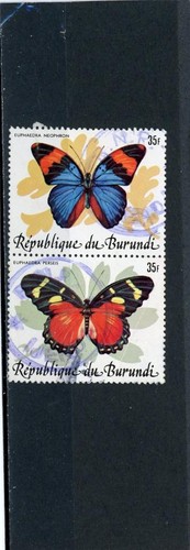 Burundi 1984 farfalle - 1984, scott#