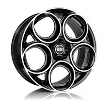 CERCHIO IN LEGA ELITE WHEELS VELOCE BLACK POLISHED PER JEEP RENEGADE 20"
