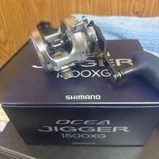 Mulinello Shimano OCEA JIGGER 1500XG acqua salata jigging argento blocco libero usato