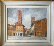 Quadro pittore Gori Gino Paolo "Alba" anno 1972