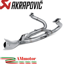 Collettori Di Scarico Bmw R 1200 GS 2018 Akrapovic Per Moto Elimina Cat Titanio