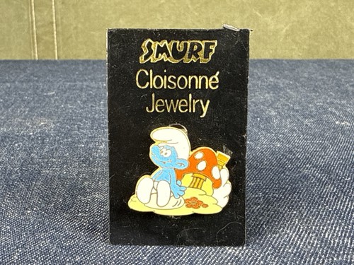 Spilla cloisonné puffo