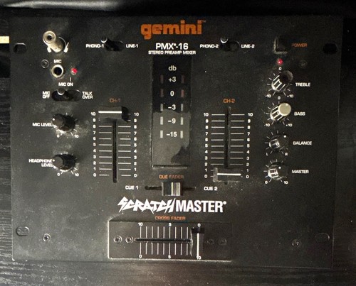 Mixer scratchmaster gemini - mixer,