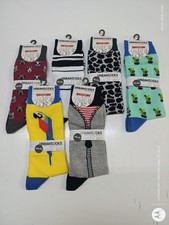 6 CALZA UOMO URBANSOCKS 40/45 COTONE CALDO PRODOTTO ITALIANO FANTASIA CON SCATOL