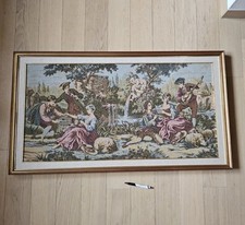 Quadro arazzo ricamato a mezzo