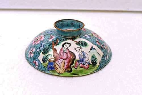 Antico cinese cloisonné con - cinese,