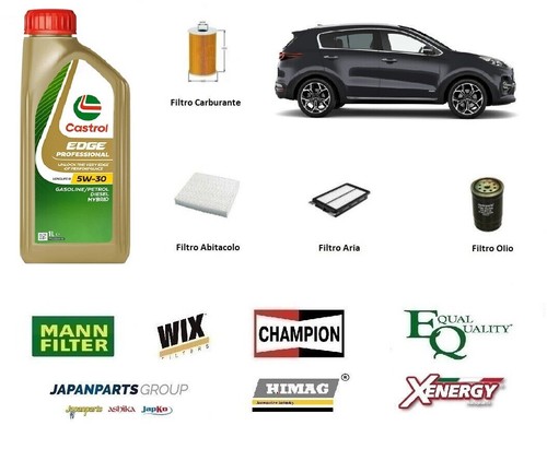 Kit filtri tagliando per kia - per,