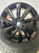 CERCHIO IN LEGA ORIGINALE OEM SKODA 1 NERO LUCIDO PER SKODA FABIA 16"