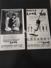 1968 LESA LUCIDATRICE LESADY LESALU ASPIRAPOLVERE LESARET VINTAGE AD