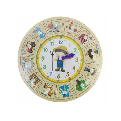Orologio educativo legno - educativo,