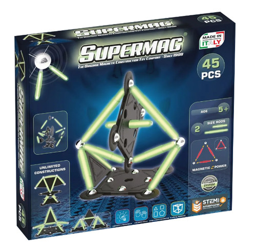 Supermag set glow projects - set,