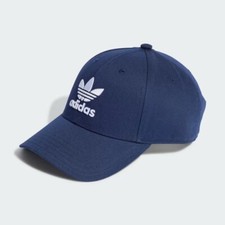CAPPELLO ADIDAS Originals BERRETTO BASEBALL CLASS TREFOIL BLU BLUE IL4843