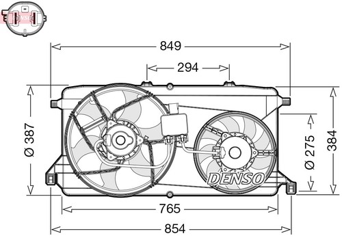 Denso ventola raffreddamento - denso,
