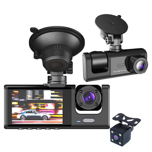 Car dual lens dash cam - car, hd
