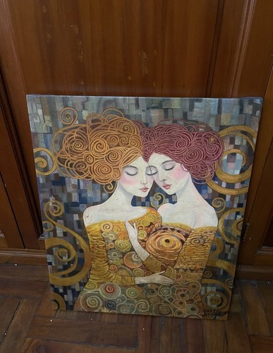 Gustav klimt dipinto olio - klimt,
