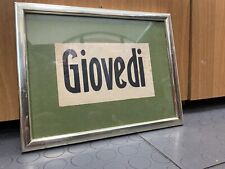 Insegna Pubblicitaria Cinema Modernariato Vintage  Quadro Targa Anni 60 70 Rare