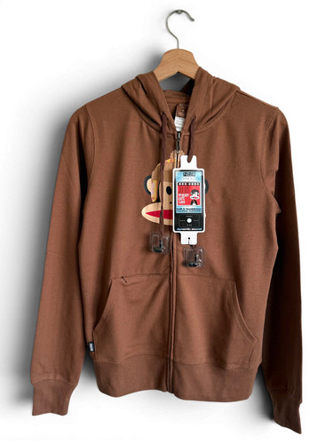Felpa con cappuccio zip - cappuccio,