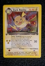 ? Pokemon DARK RAICHU HOLO 83/82 1ST ED ITA TEAM ROCKET EX NM  NO GOLD STAR?