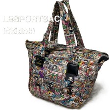 borsa tokidoki x LeSportsac grande capacità taglia A4 OK eccellente