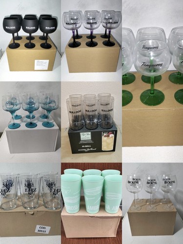Set misto 120 calici - misto, gin