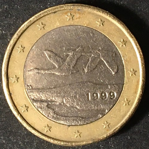Moneta euro 1999 finlandia - moneta,