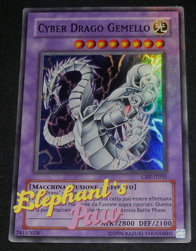 Yugioh cyber drago gemello - -,