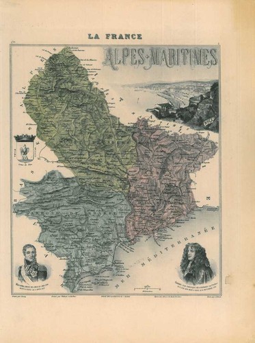 Mappa provenza alpi costa - mappa, provenza-alpi-costa