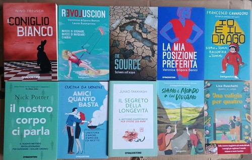 Lotto libri agostini mai - lotto, 10
