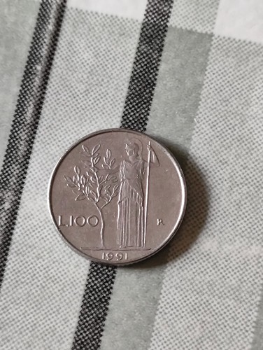100 lire 1991 piccola - 100,