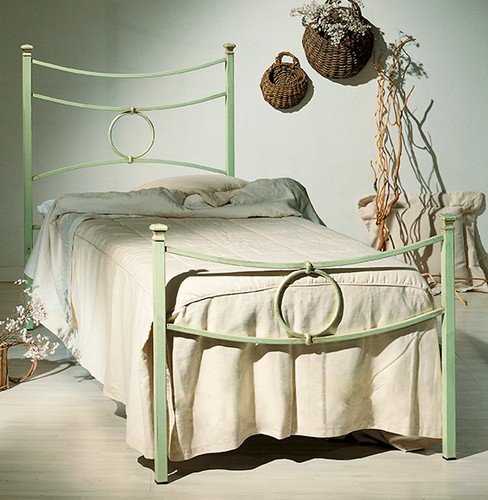 Letto ferro battuto conca - battuto,