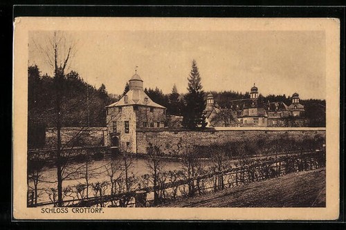 Cartolina crottorf castello - crottorf,,