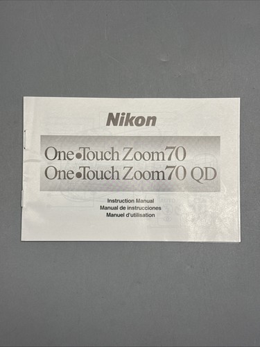 Nikon one touch zoom - nikon, 70