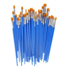 Set di Pennelli 50 Pezzi Kit di Pittura per Bambini nel Nylon per Capelli P7660