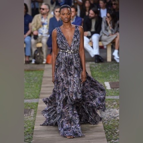 Maxi abito vestito etro - maxi,