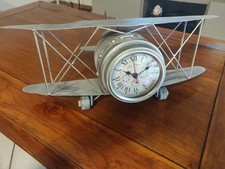 OROLOGIO DA TAVOLO AEREO IN METALLO SOPRAMMOBILE DA MENSOLA