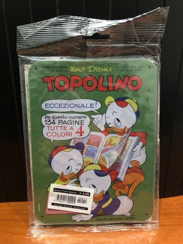 Topolino copertina metallo - topolino,