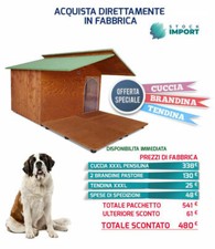 CUCCIA IN LEGNO PER CANI 1 O 2