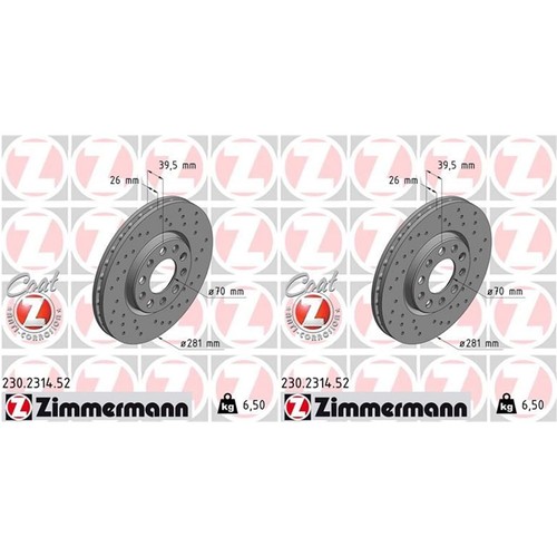 Dischi freno zimmermann - 2,