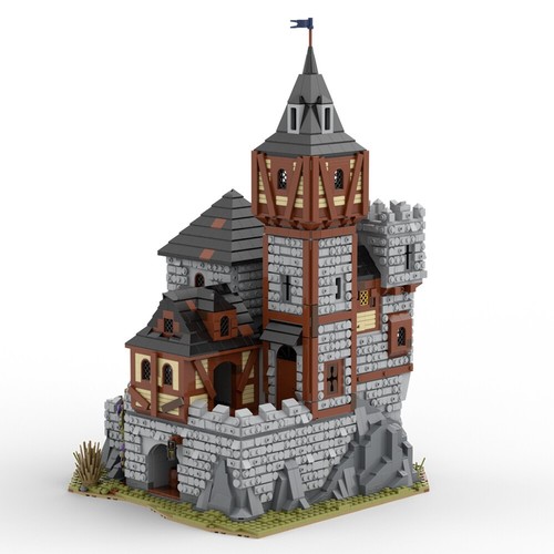 Moc castello medievale con - moc,