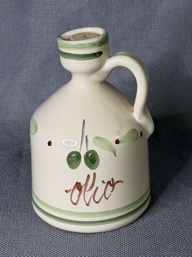 Brocca olio oliva ceramica
